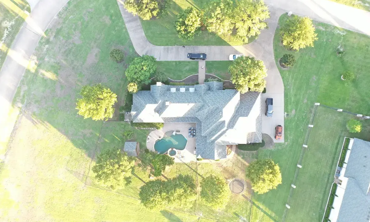 New shingle roof installation on a home in Burr Ridge